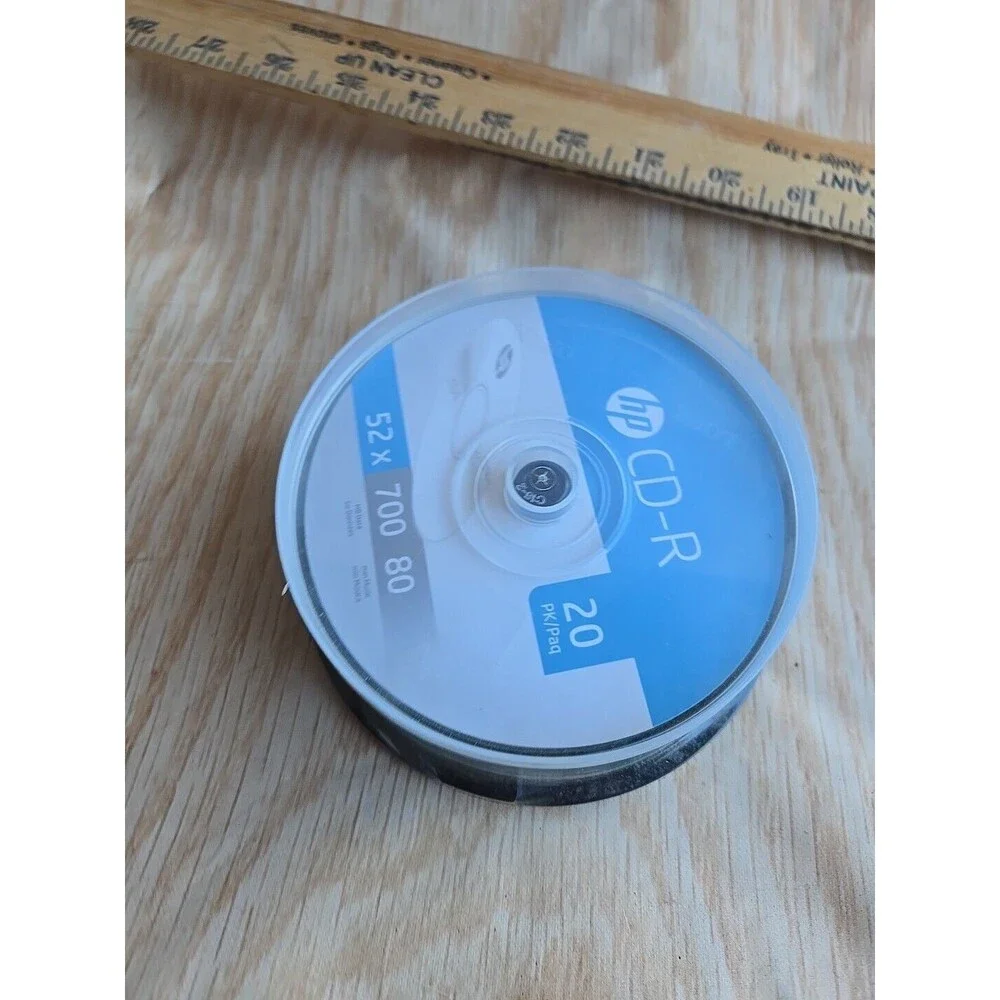 20 pack Hp CD-R 52 x 700MB 80 minute CD’s blank sealed